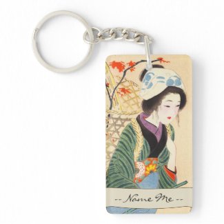 Hirezaki Eiho Beauties of the Twelve Months, Bijin Key Chain