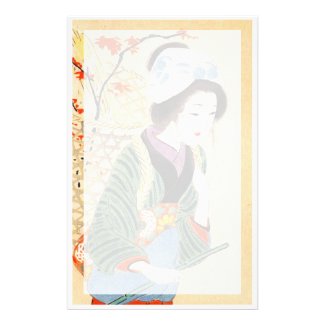 Hirezaki Eiho Beauties of the Twelve Months, Bijin Stationery