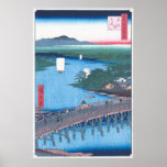 Hiroshige - The Great Bridge of Senju Poster