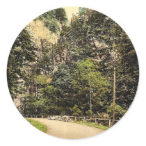 Hirschsprung, Black Forest, Baden, Germany classic Round Sticker