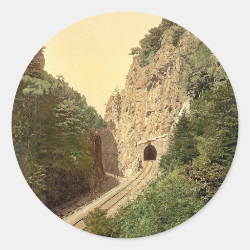 Hirschsprung R'y Tunnel, Black Forest, Baden, Germ Stickers