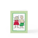 His and Hers Happy Holiday Cards card