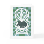 His Chair greeting card