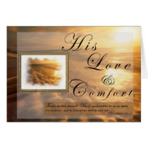 His Comfort cards