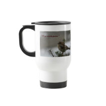 "His eye is on the sparrow" mugs