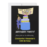 His Happy Birthday Party Invitations