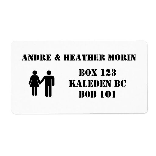 Design Label Hers | his hers adress labels zazzle Design Label Hers | his hers adress labels zazzle