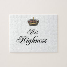 His Highness (part of his and hers set) Puzzle