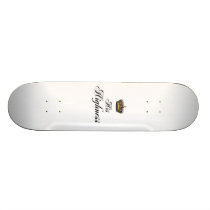 His Highness (part of his and hers set) Custom Skateboard