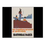 His hunting ground of yesterday National Parks Post Card