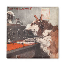 His Master's Voice Refrigerator Magnet