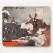 His Master's Voice Mouse Pads