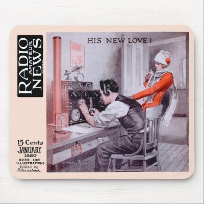 "His New Love" Mousepads by vintageart