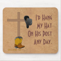 His Post Christian Country Mousepads by RanchLady His Post Christian Country Mousepads