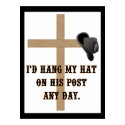 His Post POSTER PRINT