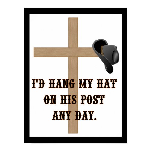 His Post POSTER PRINT print