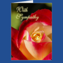 His Rose Sympathy cards