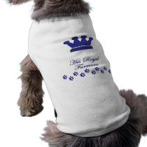 His Royal Furriness Pet Shirt pet clothing