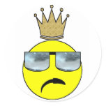 His Royal... Something Round Stickers