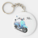 His Scooter Key Chains