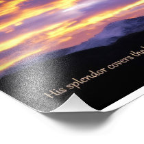 His Splendor Covers The Earth 8x10 Art Photo
