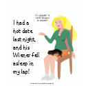 His Wiener Fell Asleep In My Lap! Shirt by brunosbud His Wiener Fell Asleep In My Lap! Shirt