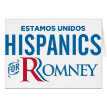 Hispanics for Romney Card