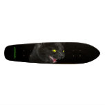 Hissing Grey Cat skateboard