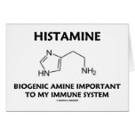 Histamine Biogenic Amine Important Immune System cards