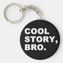 Historia fresca Bro Llaveros Personalizados