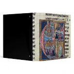Historiated initial 'C' depicting Conrad III Vinyl Binders
