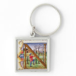 Historiated Initial 'N' keychains