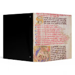 Historiated initial 'Q' depicting three Binder