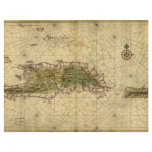Historic 1639 Map of Hispaniola - Joan Vinckeboons flyers