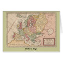 Historic 1721 Map of Europe cards by ZephyrusBooks Historic 1721 Map of Europe cards