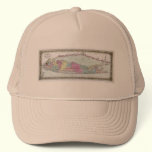 Historic 1855-1857 Travellers Map of Long Island hats