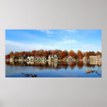 Historic Boat House Row, Philadelphia, PA Posters