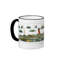 Historic British Ocean Liner Bookmark mugs by MyBookmarks Historic British Ocean Liner Bookmark mugs