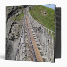 Historic Carrick-a-rede rope bridge, Northern 3 Ring Binders