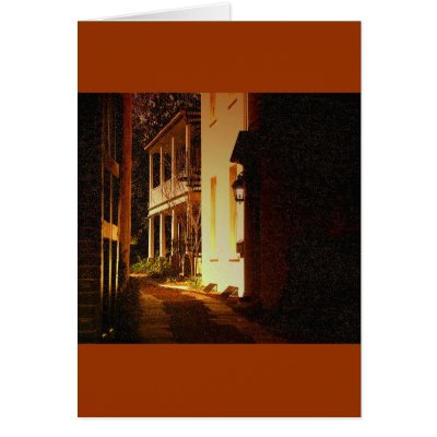 Historic City Alley Greeting Card by Lollipopdesigns