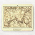 Historic Grand Canyon Map Mouse Pad