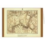 Historic Grand Canyon Map - National Archives Cards