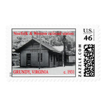 Historic Grundy, Virginia Postage