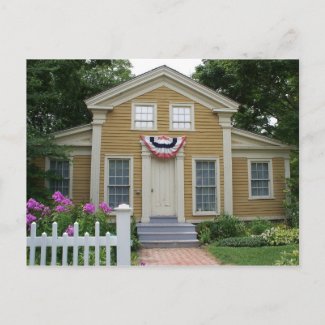 Historic House Postcard postcard