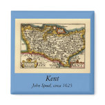 Historic Kent County Map, England Magnet