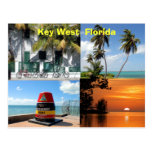 historic key west florida usa postcard