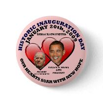 HISTORIC OBAMA INAUGURATION 1-20-2009 buttons by kanjana HISTORIC OBAMA INAUGURATION 1-20-2009 buttons