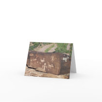 Historic Petroglyphs notecard #2 by Rebecca_Reeder Historic Petroglyphs notecard #2