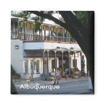 Historic Plaza Fridge Magnet