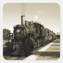 Historic Railroad Square Sticker